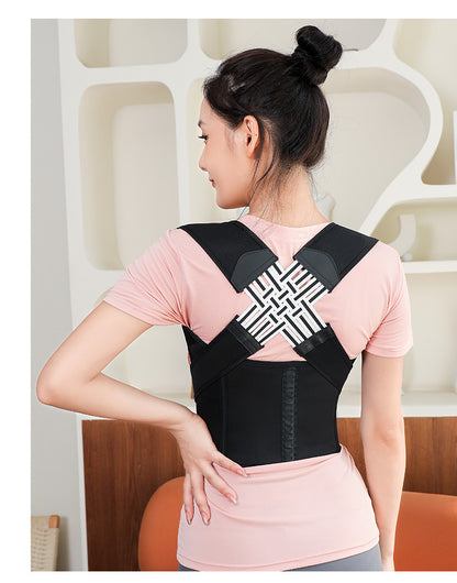 Posture Support Back Brace – Adjustable Daily Corrector