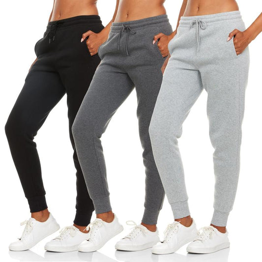 Bottomline 3 Pack Sweatpants Women, Comfortable Womens Sweatpants, Fleece Womens Joggers (Available in Plus)