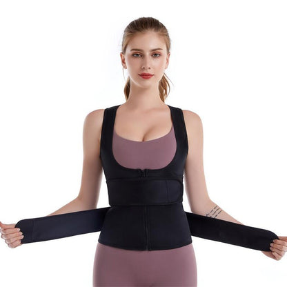 Neoprene Waist Trainer Sweat Belt - Workout Trimmer Corset