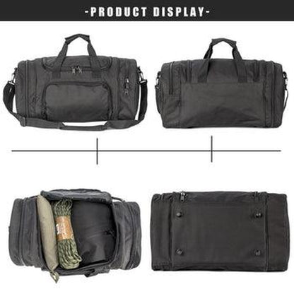 Waterproof Duffel Large Gym Bag with Shoe Compartment, Foldable Sport Duffle