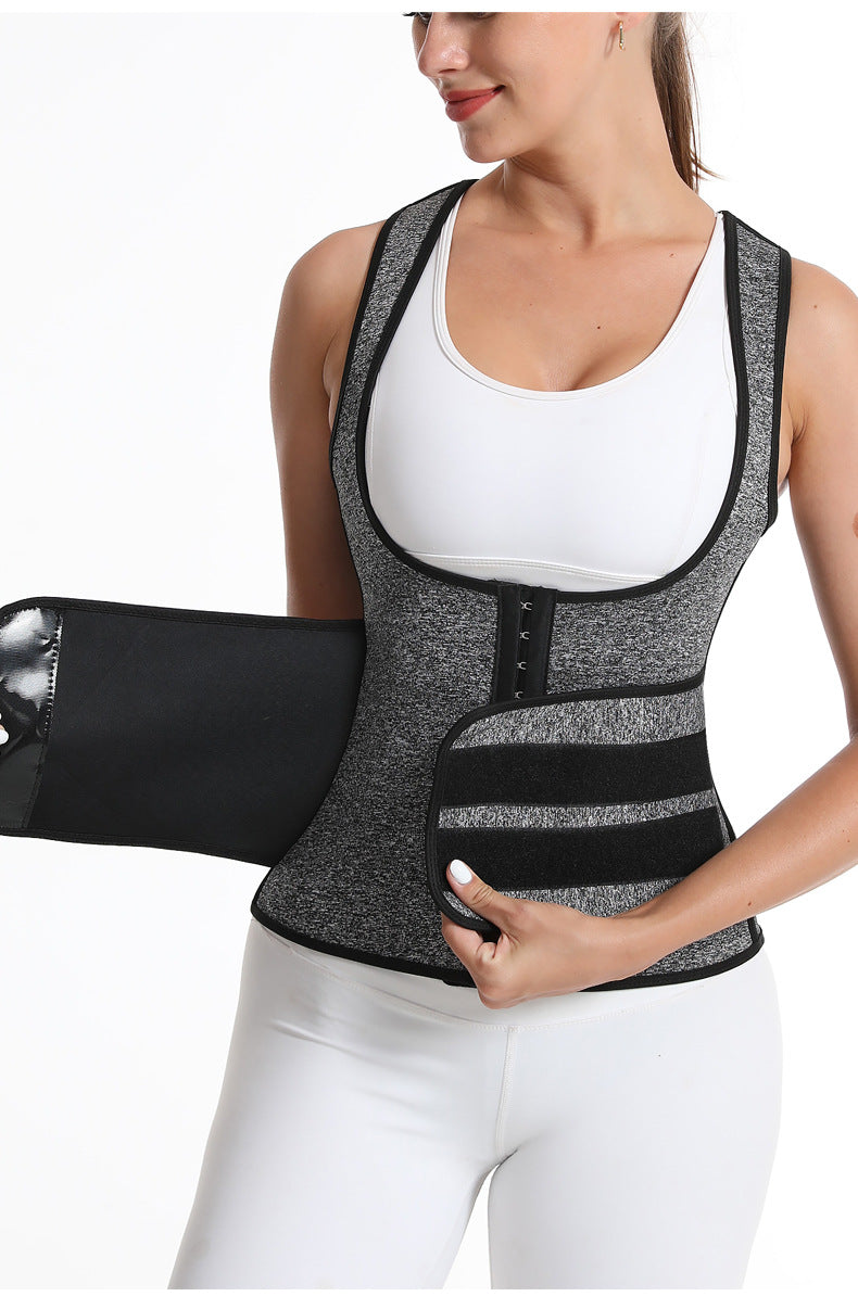 Neoprene Waist Trainer Sweat Belt - Workout Trimmer Corset