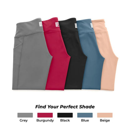 Lux Decor Apparel High Waisted Butt Lifting Workout Leggings for Women -Breathable Solid Soft Stretch Yoga Pants - Tummy Control Side Pockets Shaping Gym Leggings- Available in All Sizes #Summervibes