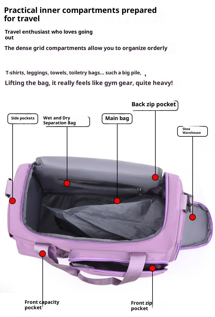 Performance Gym Bag – Wet/Dry Separation