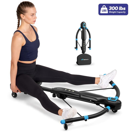 MERACH Seated Ab Crunch & Core Trainer Machine, Dragonfly-Style Ab Machine with LED Display for Home Gym, Fitness Equipment for Belly & Full Core Workout, Rowing Machine