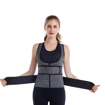 Neoprene Waist Trainer Sweat Belt - Workout Trimmer Corset