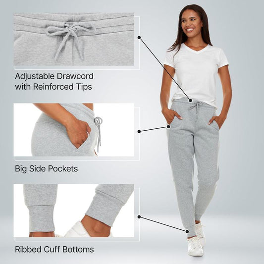 Bottomline 3 Pack Sweatpants Women, Comfortable Womens Sweatpants, Fleece Womens Joggers (Available in Plus)