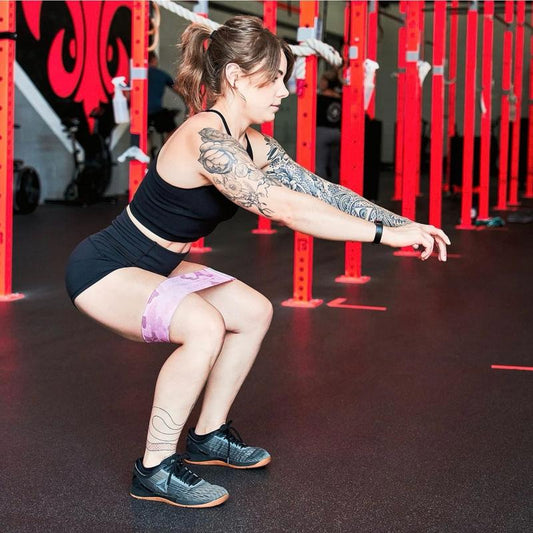 Camouflage Resistance Bands Set for Women and Men, Pack of 3 Non Slip Exercise Bands for Legs and Glute, Fabric Booty Band for Home Gym, Yoga, Pilates