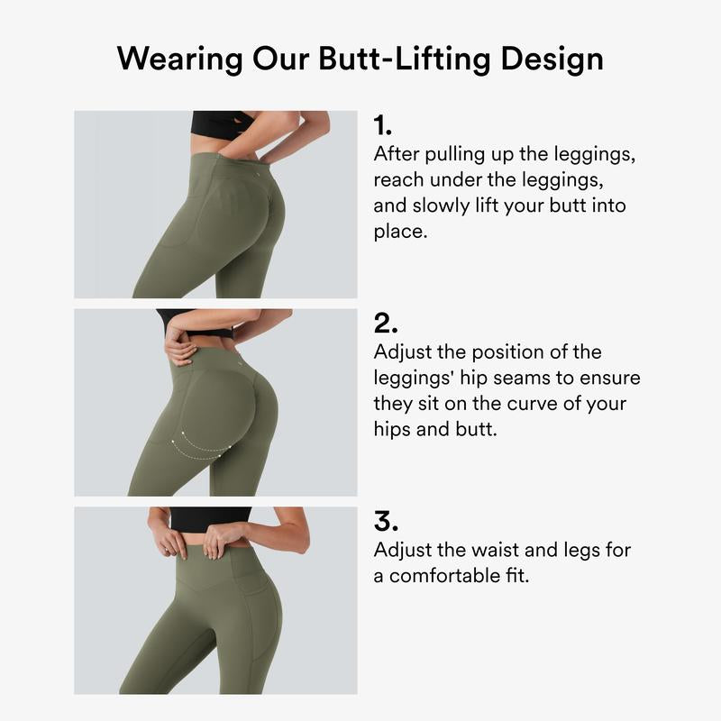 Halara Ultrasculpt Socinched High Waisted Scrunch Butt Lifting Tummy Control Pocket Shaping Yoga Bootcut Leggings