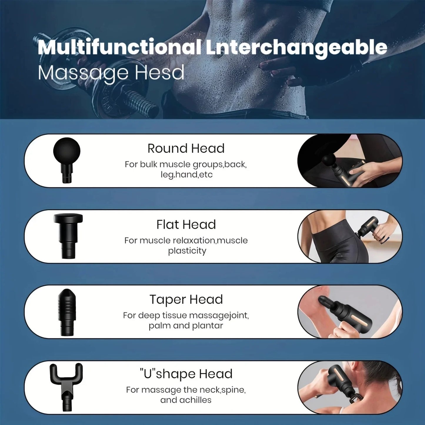 Deep Muscle Massage Gun – Recovery & Relaxation Tool