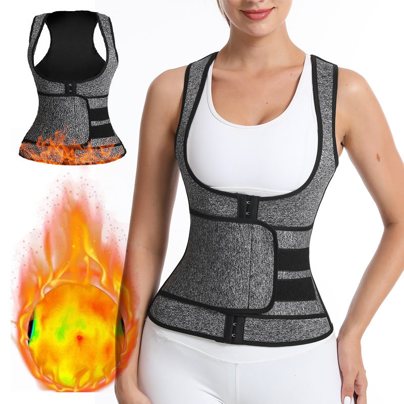 Neoprene Waist Trainer Sweat Belt - Workout Trimmer Corset