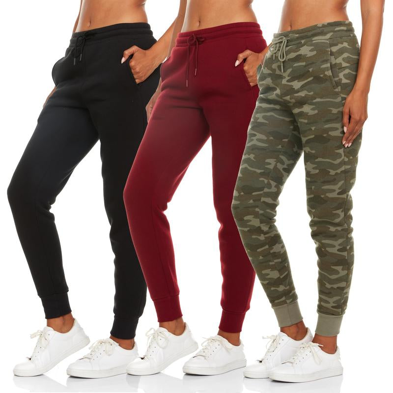 Bottomline 3 Pack Sweatpants Women, Comfortable Womens Sweatpants, Fleece Womens Joggers (Available in Plus)