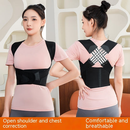 Posture Support Back Brace – Adjustable Daily Corrector